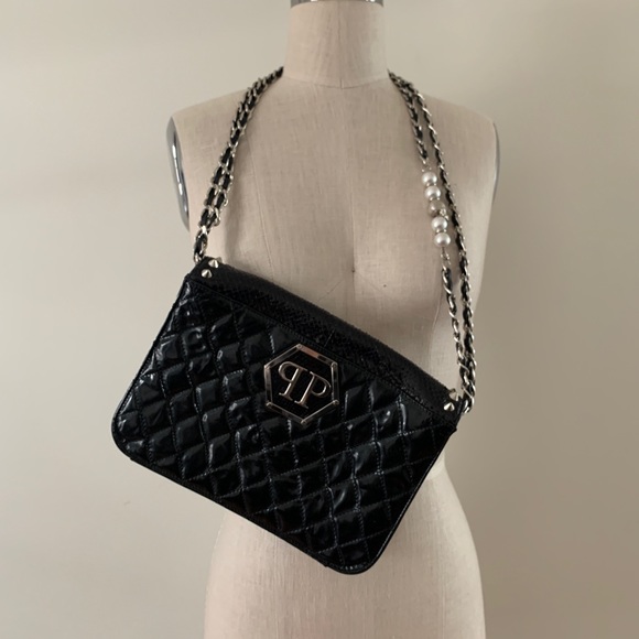 Philipp Plein black Python bag - Picture 5 of 8